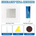 thumbnail image 2 of Drywall Repair Kit - 4.23 oz -Dry Putty Tube with 2 x 2? Wall Patch Mesh, Scraper & 2 x P180 Sandpapers | Quick-Dry Spackle & Sheetrock Crack Filler for Wall, Ceiling & Plaster Hole Repair, 2 of 6