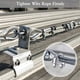 thumbnail image 2 of Abrazaderas de cable M3 de 18 piezas, abrazaderas de clip de cable con perno en U, abrazaderas de cable de acero inoxidable, abrazadera de sillín, sujetador para cable, hogar, industria,, 2 of 4