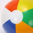 thumbnail image 5 of RuWeoMaa 8 Pack Beach Balls, 18.5 Inch Beach Balls for Kids, Rainbow Color Pool Toys Pool Balls for Swimming Pool, Beach Toys Inflatable Ball for Summer Parties and Water Games, 5 of 7