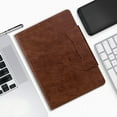 thumbnail image 6 of Dteck for iPad Pro 13 Inch Case (2024), Leather Folio Cover Auto Wake/Sleep with Card Slots, Multi-Angle Viewing Stand,Brown, 6 of 7