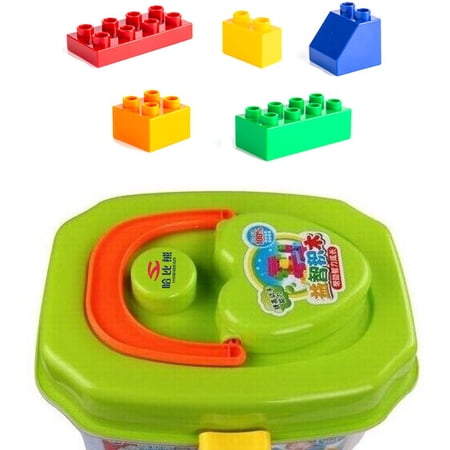HOBIBEAR Building Blocks for Kids Toddlers 50-piece Large Building Bricks Set for Kids