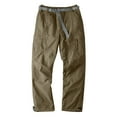 thumbnail image 6 of successthop Cargo pants for Mens and Big Mens Fleece Elastic Waist Solid Workwear with Multiple Pockets Casual Trousers, 6 of 9