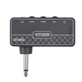 thumbnail image 1 of VITOOS ROCK Guitar Headphone Amplifier Amp 1/4 Inch Plug 3.5mm Headphone Jack & Aux In with Gain Tone Contorls Built-in Rechargeable Battery, 1 of 7