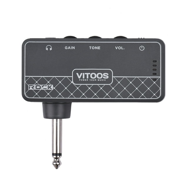 VITOOS ROCK Guitar Headphone Amplifier Amp 1 4 Inch Plug 3.5mm