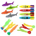 thumbnail image 2 of Juguetes de buceo divertidos juguetes de piscina subacuática juegos de piscina para niños (4 piezas cohete), 2 of 6