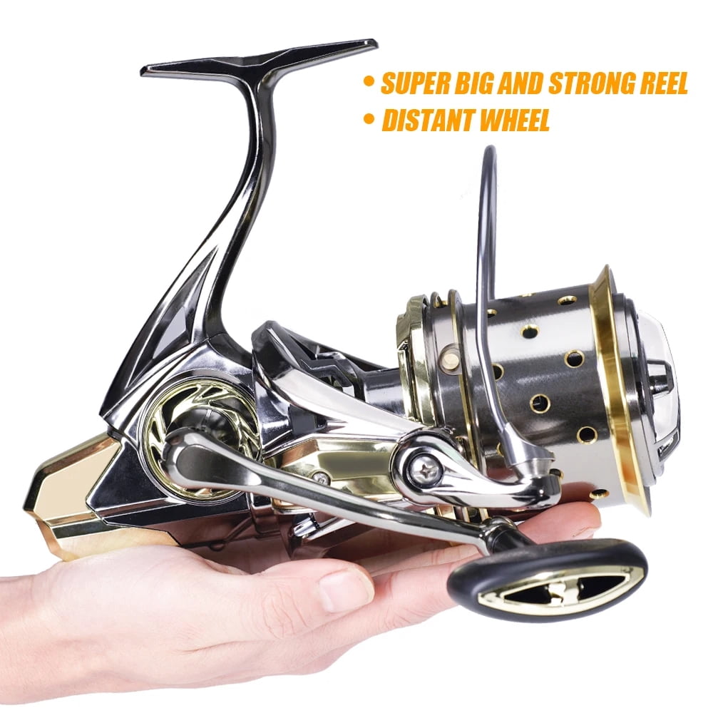 Full Metal Fishing Reel Freshwater Spinning Coil Saltwater Carp 16+1BB Max Drag 25kg Peche De La Carpe Moulinet Peche