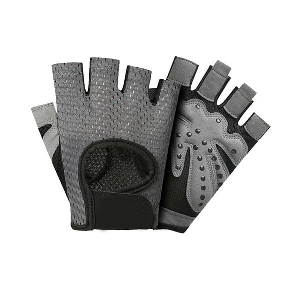 Breathable Workout Gloves, Weight Lifting Fingerless Gym Exercise Gloves with , Women and Men