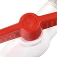 thumbnail image 5 of Uxcell PVC Ball Valve Barb Barb Connector Spigot Kit G1/2 with Bulkhead Fitting Adapter Gray White Red for Water Tank, 5 of 5