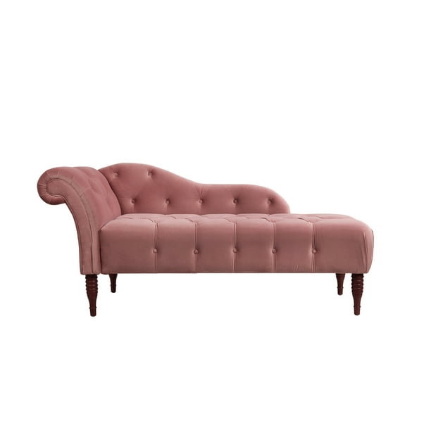 Samuel Tufted Roll Arm Chaise Lounge, Upholstered Chaise Lounge With Arms