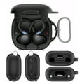 thumbnail image 4 of Yucurem Silicone Cover with Carabiner for Soundcore Sport X20 Charging Case(black), 4 of 10