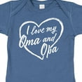 thumbnail image 4 of Inktastic I Love My Oma and Opa in White Chalk Heart Boys or Girls Baby Bodysuit, 4 of 5