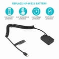 thumbnail image 4 of Dr-e18 Dummy Battery Type C Port Stable Power Supply Adapter Camera Dummy Battery Replacement For 77D 200D 800D 750D 760D, 4 of 7