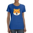 thumbnail image 1 of Cute Shiba Inu Love Eyes T-Shirt Women -Image by Shutterstock, Female Medium, 1 of 4