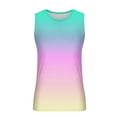 thumbnail image 4 of FAIWAD Casual Beach Tanks for Men Sleeveless Gradient Workout Vest Summer Casual Lightweight Athletic Tee Shirts, 4 of 4