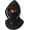 A-black, variant on One-piece Flannel Warm Mask Hat,3-in-1 Winter Balaclava Mask for Cycling and Skiing,Gift for Men and Women