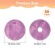 thumbnail image 3 of Paquete de 50 cuentas de silicona redondas moradas de 9 mm para manualidades/ pulseras/ collares, 3 of 7