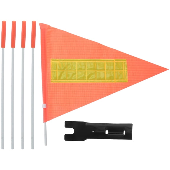 Emblems Heart Balloon Tear-Resistant Cycling Flag Car Reflective Iron Plastic Child