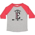 thumbnail image 3 of Inktastic Letter E Monogram Tribal Arrow Girls Toddler T-Shirt, 3 of 5