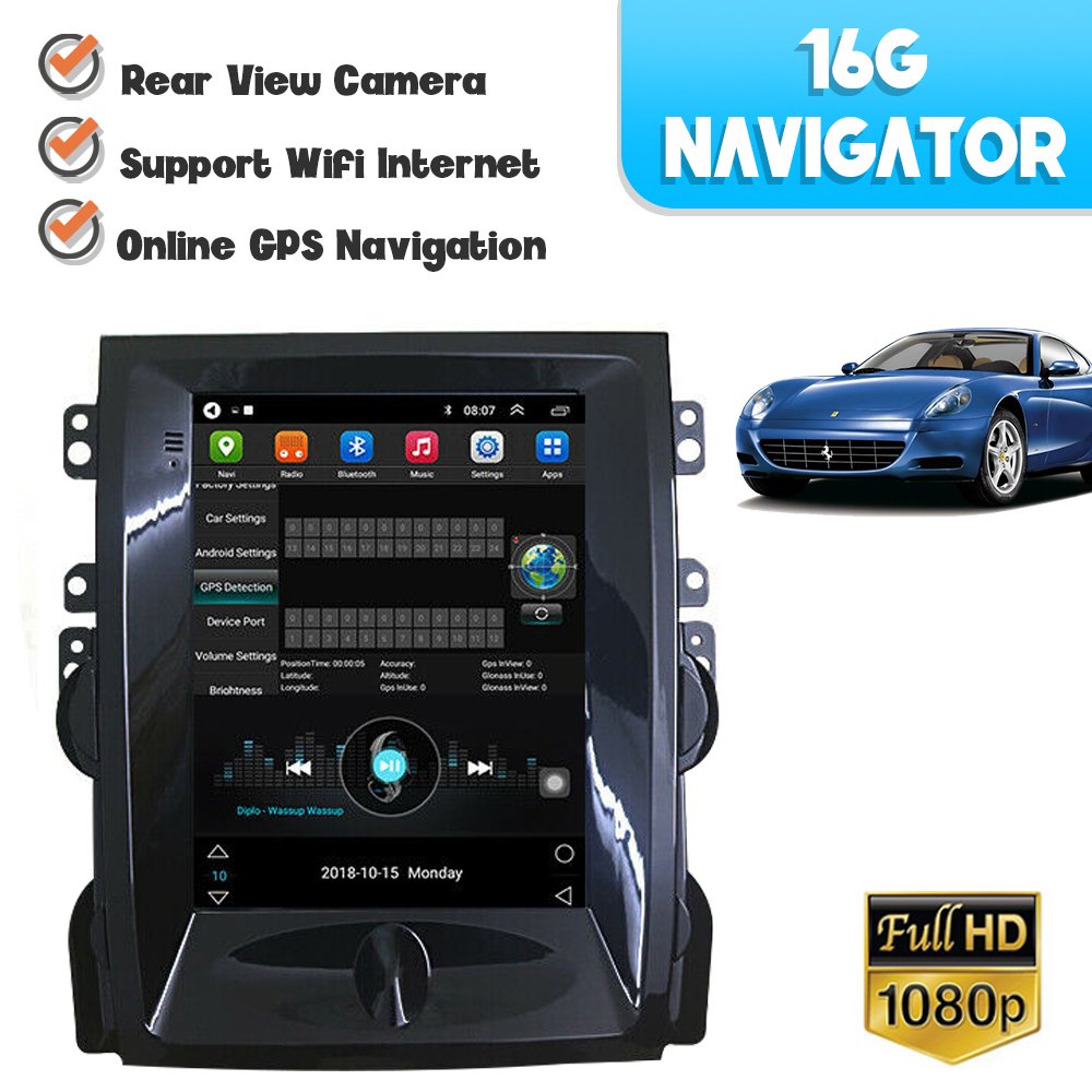 LNKOO Android 9.1 Car DVD Wifi Radio Stereo GPS Navi Player For
