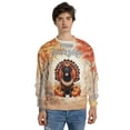 thumbnail image 4 of Happy Thanksgiving Labrador Retriever Turkey Costume Pumpkins Autumn Leaves All Over Print 3D Sweatshirt Unisex Merch Lab Dog Lover Gifts - 13014, 4 of 6