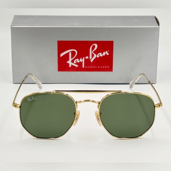 RB-Hip Hop-sunglasses Marshal Hexagon Aviator Sunglasses  display picture 2