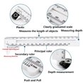 thumbnail image 3 of Vernier Caliper Micrometer for Diameter Thickness Measurement Woodworking Ruler, 3 of 11