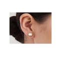 thumbnail image 2 of Aretes Perla Cultivada Rosa Suave Natural y Oro 14K GREG J.M. Clásico, 2 of 5
