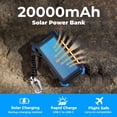 thumbnail image 3 of Banco de energía solar BLAVOR 20000mAh con cargador inalámbrico, 3 of 7