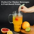thumbnail image 3 of Tomorotec 6PCS Silicone Tip Stainless Steel Straws Fit for Stanley 40oz Tumblers with 2 Cleaning Brushes,12" Long BPA-Free Healthy & Safe for Outdoor & Home, Enhances Drink Enjoyment (Morandi Colors), 3 of 8