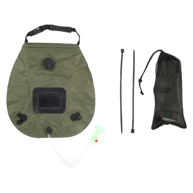 Bolsa de ducha solar Daixiaolindai 5 galones para acampar con cabezal de ducha
