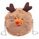 thumbnail image 1 of Plush Elk Chain Bag for Storage Xmas Round Cross-Body Bag, 1 of 4