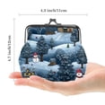 thumbnail image 2 of Elegant Coin Purse with Zinc Alloy Jaws 4.3x4.7 in/11x12 cm Minimalist Wallet - Durable and Luxurious Design for Your Essentials - Includes Keychain Attachment - Ideal for Men and Women, 2 of 7