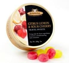 Simpkins Citrus Lemon & Sour Cherry 200g by
