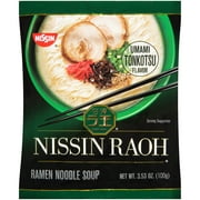 Raoh Tonkotsu Ramen Noodle Soup, 3.53 oz Packet