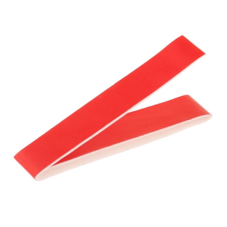 Badminton Tennis Racket Head Protector Sticker, Wear Resistant Soft Frame Protective Tapes Guard for Paddleball Racket ,Outdoor Sports, Training Red