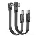 thumbnail image 3 of Flat Design Micro USB Data Sync Charging Cable Silicone Cable Flat, 3 of 8