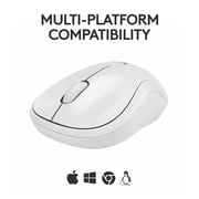 Logitech M240 Silent Bluetooth Mouse, Wireless, Compact, Portable, Smooth Tracking, 18-Month Battery, Off-white