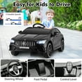 thumbnail image 2 of Gymax 12V Kids Ride on Car w/Remote Rocking Function Transport Wheels Lights & Music Black, 2 of 10