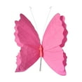 thumbnail image 2 of Colorful Paper Butterfly Decorations for Windows, Weddings, and Outdoor Parties - 32x30 cm DIY Floral Scene Arrangement, 2 of 6