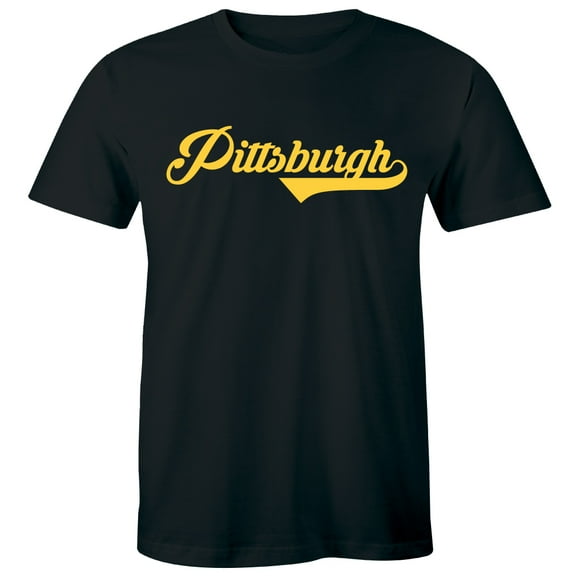 Pittsburgh City of Champions Graphic Gold Black City Town State Pride T-Shirt