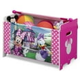 thumbnail image 5 of Minnie Mouse Toy Box with Retractable Fabric Top by Delta Children, Pink, 5 of 7