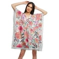 thumbnail image 1 of Moomaya Robe Courte de Caftan de Plage, Robe de Couverture Imprimée, Kaftan pour Femmes, Tenue de Plage, Couverture, 1 of 4