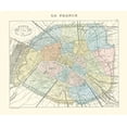 thumbnail image 2 of Migeon 17x15 Black Ornate Wood Framed with Double Matting Museum Art Print Titled - Paris France - Migeon 1869, 2 of 4
