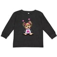 thumbnail image 3 of Inktastic Love Bug Yorkie Boys or Girls Long Sleeve Toddler T-Shirt, 3 of 5