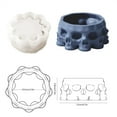 thumbnail image 2 of Skull Mold, 3D Skull Silicone Molds for Resin Concrete Flowerpot Resin Mold DIY Cement Candle Jar Mould Multi-faceted Skull Home Decoration Tool Resin Supplies, 2 of 7