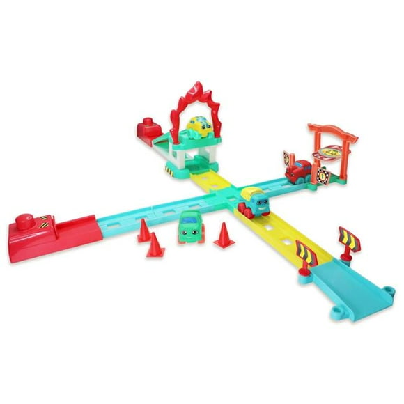 JC Toys 81508 Lots to Play Toys - Jump & Go Multi Car Playset
