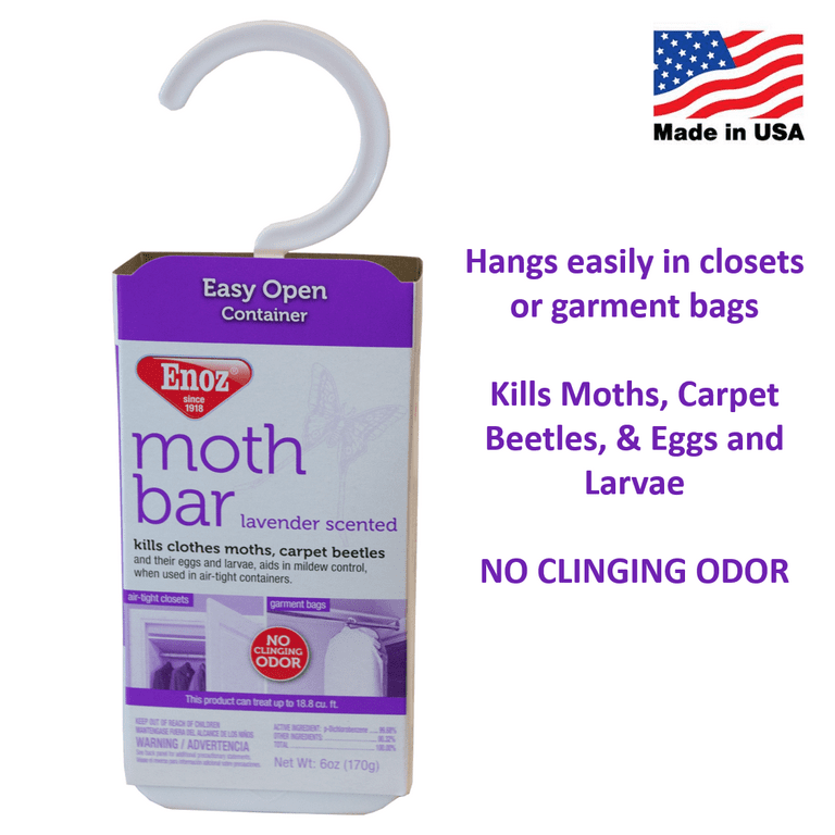 Enoz Moth Bar 6-oz Lavender Home & Perimeter Indoor Pouch in the Insect  Repellents department at