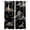 Black, variant on Blue Grey Moon Night Blackout Curtains for Bedroom Living Room Darkening Curtains 63 Inches Long Starry White Evening Window Curtain 2 Panels Set Insulated Window Treatment Grommet Drapes 42"x63"