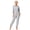 Grey, variant on Women Alzheimers Anti-Strip Jumpsuit Long Sleeve Nursing Rompers for Dementia Special Needs Disabilities Grey S