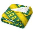 thumbnail image 3 of Custom Blanket for Bed Fans Gift Soccer City Winter Summer Fleece Throw Blankets Personalized Name & Number, 40"x50", 50"x60", 70"x80" A1, 3 of 5